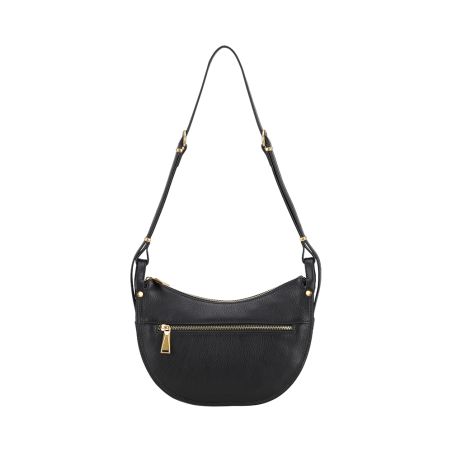 Sac Epaule Demi-Lune Cassidy en Cuir