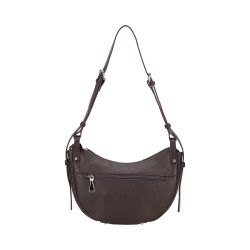 Sac Epaule Demi Lune Charlize en Cuir