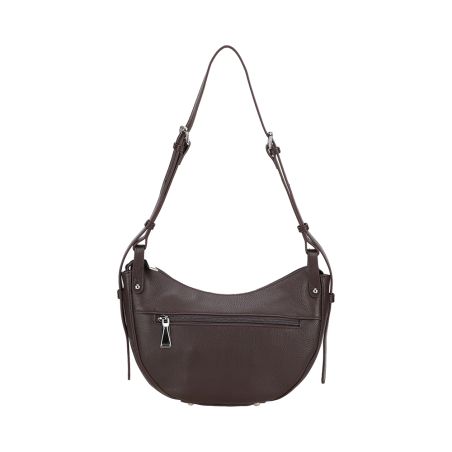 Sac Epaule Demi Lune Charlize en Cuir