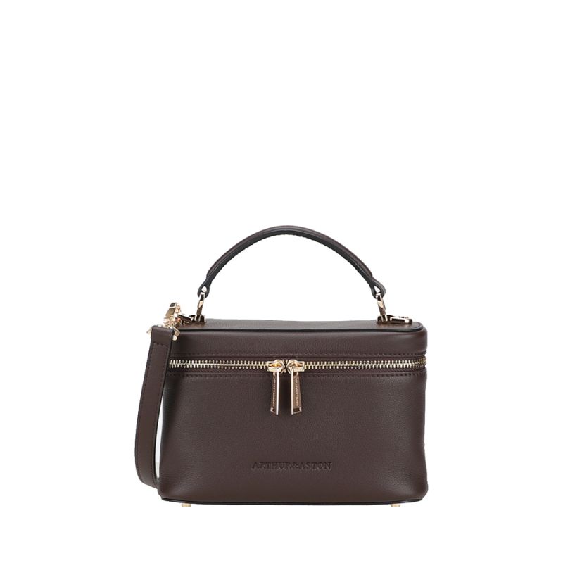 Sac à Main Vanity S Léonille en Cuir