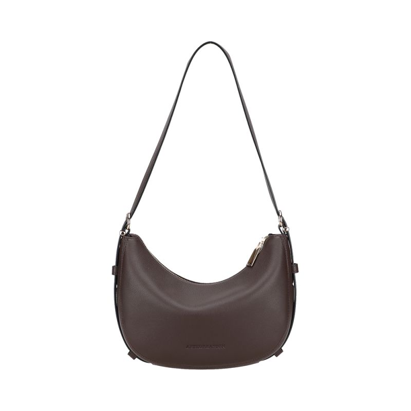 Sac Porté Epaule Demi Lune Léonille en Cuir