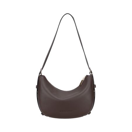 Sac Porté Epaule Demi Lune Léonille en Cuir