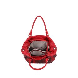 Sac à Main Bourse Patchwork en Cuir