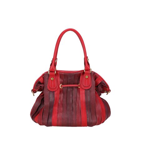 Sac à Main Bourse Patchwork en Cuir