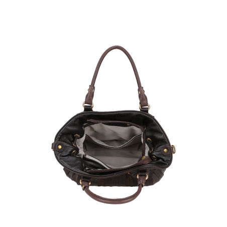 Sac à Main Bourse Patchwork en Cuir