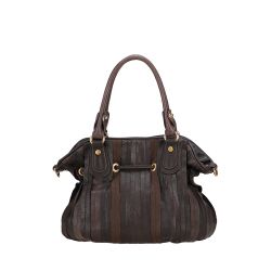 Sac à Main Bourse Patchwork en Cuir
