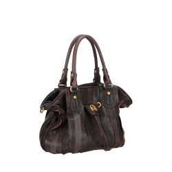 Sac à Main Bourse Patchwork en Cuir