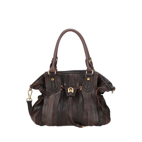 Sac à Main Bourse Patchwork en Cuir