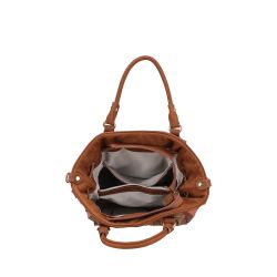 Sac à Main Bourse Patchwork en Cuir