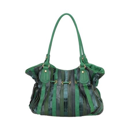 Sac Porté Epaule Bourse Patchwork en Cuir