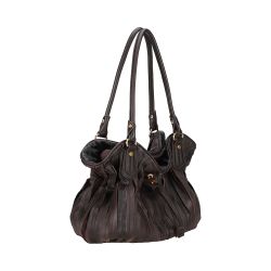Sac Porté Epaule Bourse Patchwork en Cuir