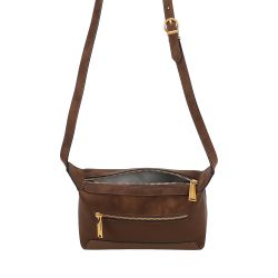 Sac Bandoulière Madelena en Croûte de Cuir