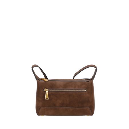 Sac Bandoulière Madelena en Croûte de Cuir