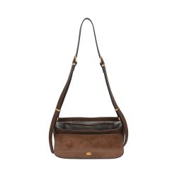 Sac Epaule à Rabat Madelena en Croûte de Cuir