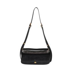 Sac Epaule à Rabat Madelena en Croûte de Cuir