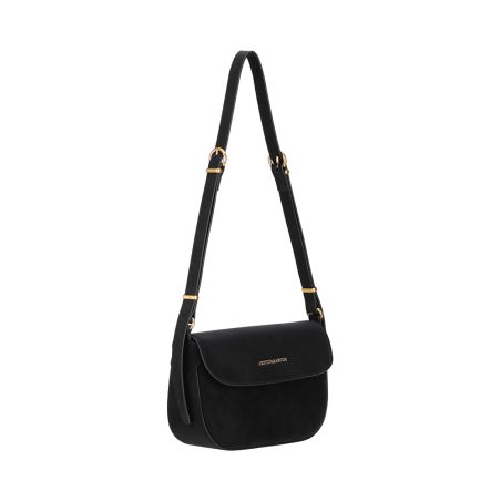 Sac Epaule à Rabat Madelena en Croûte de Cuir