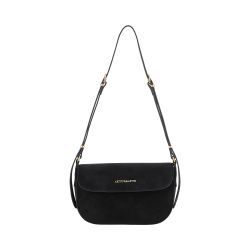 Sac Epaule à Rabat Madelena en Croûte de Cuir