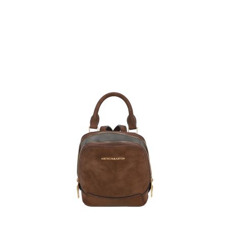 Sac à Dos Petit Modèle Madelena en Croûte de Cuir