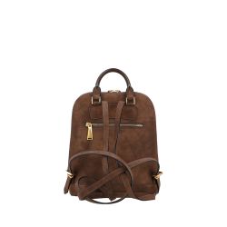 Sac à Dos Moyen Modèle Madelena en Croûte de Cuir