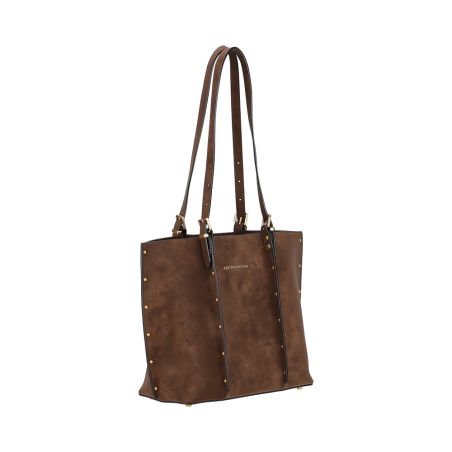 Sac Shopping S Madelena en Croûte de Cuir