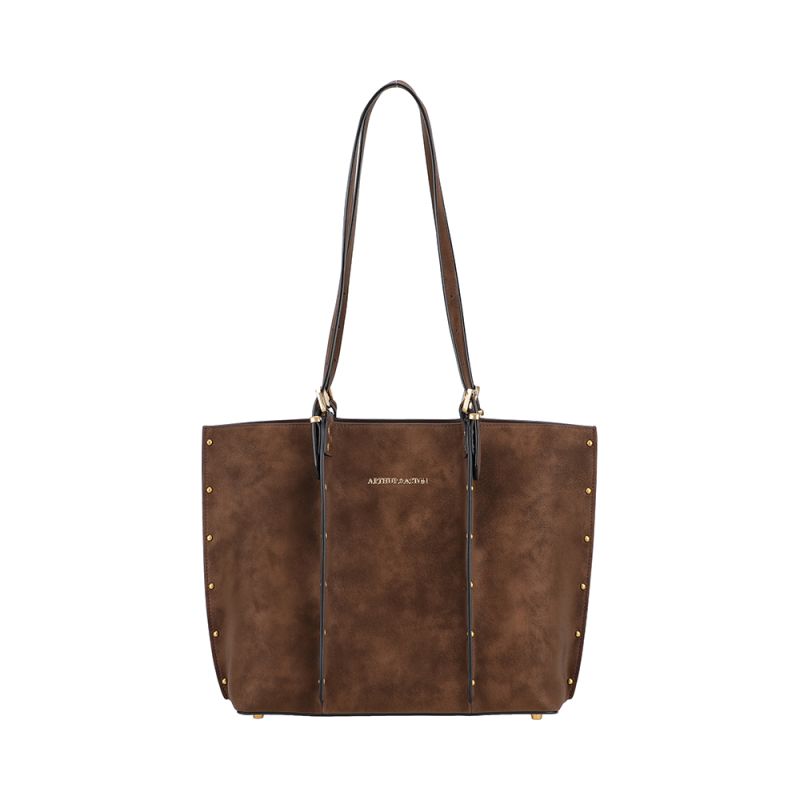 Sac Shopping S Madelena en Croûte de Cuir