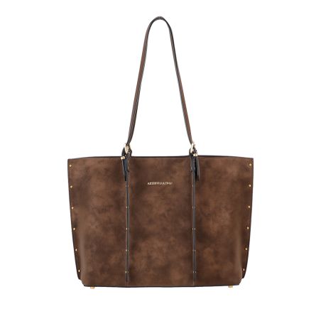 Sac Shopping M Madelena en Croûte de Cuir