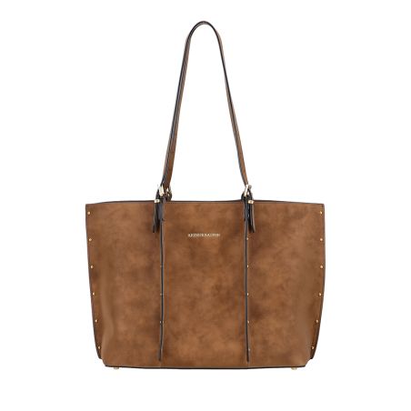 Sac Shopping M Madelena en Croûte de Cuir