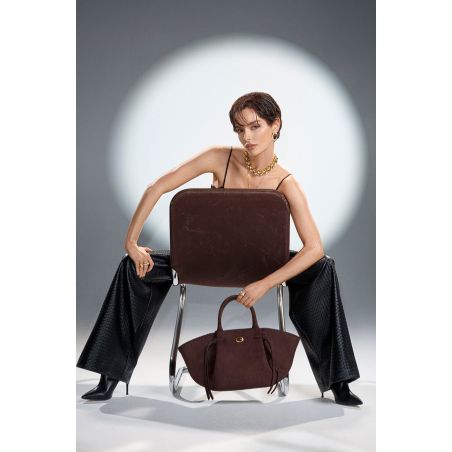 Sac à MainAllegra Effet Daim