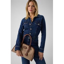 Sac épaule baguette Samantha en Toile