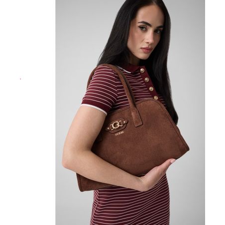 Sac à main baguette Samantha façon Suede