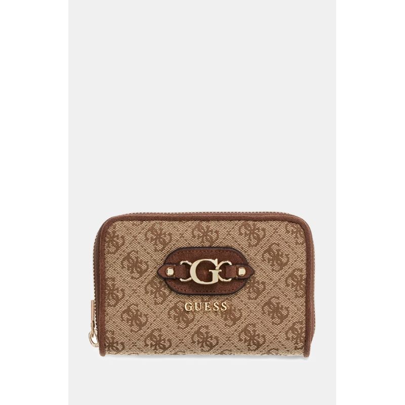 Petit Portefeuille Samantha Logo en Toile