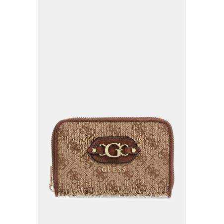 Petit Portefeuille Samantha Logo en Toile