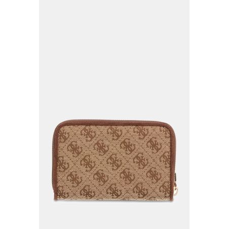 Petit Portefeuille Samantha Logo en Toile