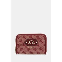 Petit Portefeuille Samantha Logo en Toile