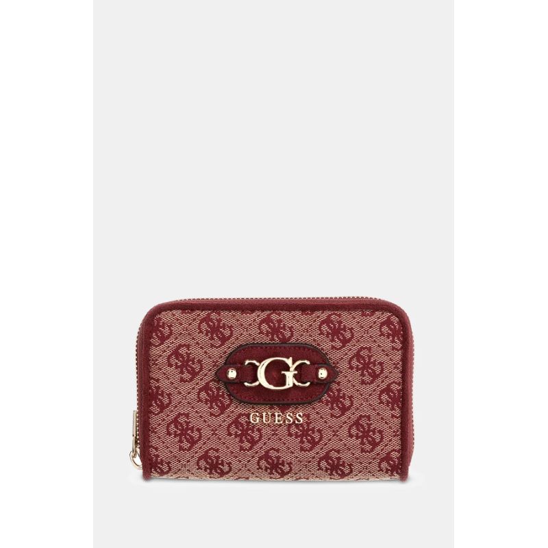 Petit Portefeuille Samantha Logo en Toile