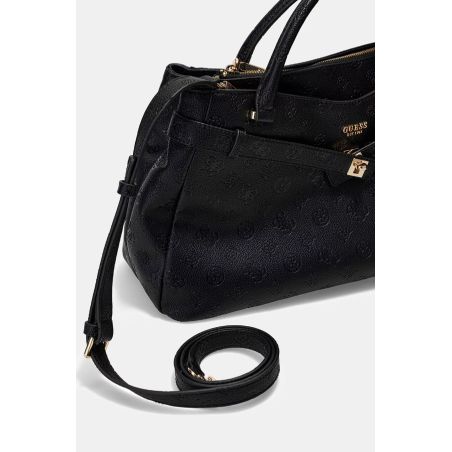 Sac à main Ella Logo Noir en Synthétique