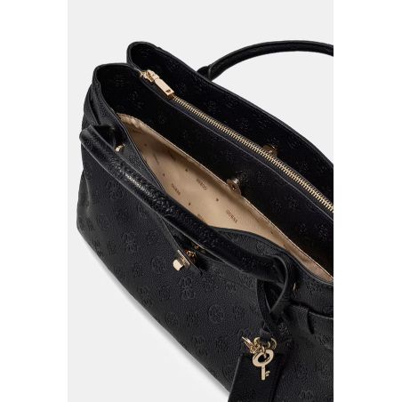Sac à main Ella Logo Noir en Synthétique