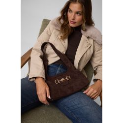 Sac hobo épaule Sunset façon Suede
