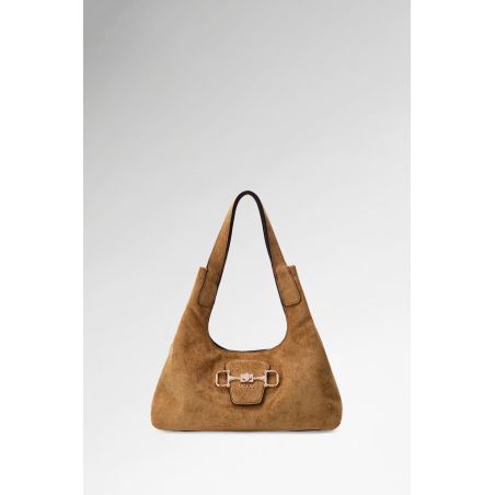 Sac hobo épaule Sunset façon Suede