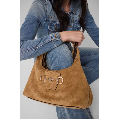 Sac hobo épaule Sunset façon Suede