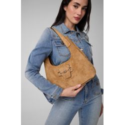 Sac hobo épaule Sunset façon Suede