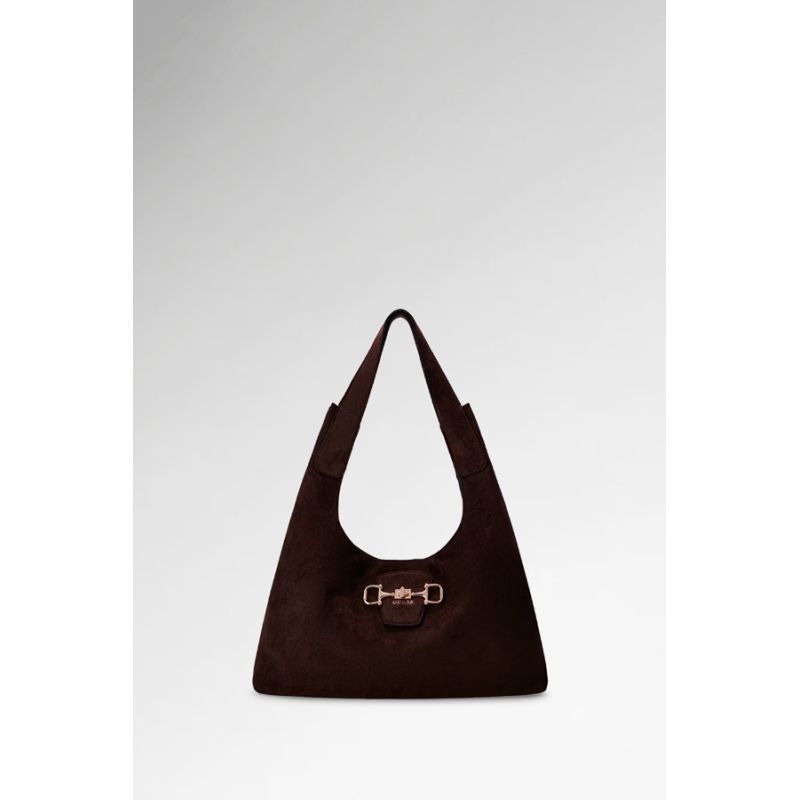 Grand sac hobo épaule Sunset façon Suede