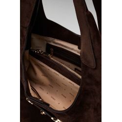 Grand sac hobo épaule Sunset façon Suede