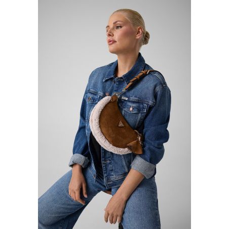 Sac épaule Katie effet daim