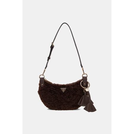 Sac épaule Katie effet fourrure