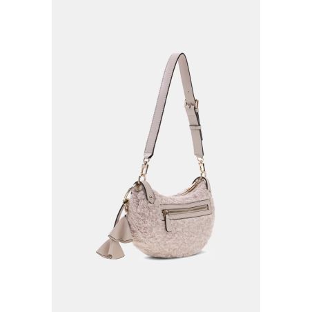 Sac épaule Katie effet fourrure