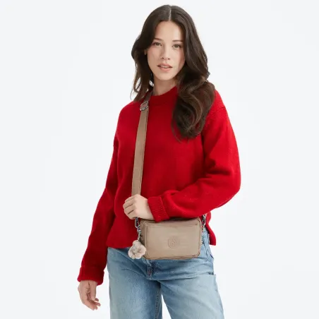 Sac Bandoulière / Banane ABANU MULTI en Toile - Kipling