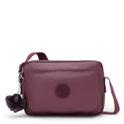 Sac Travers Abanu M Beige Pearl en Toile - Kipling