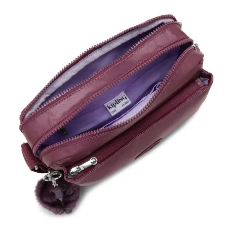 Sac Travers Abanu M Beige Pearl en Toile - Kipling