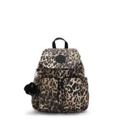 Sac à Dos City Pocket Mini Wild Leopard en Toile
